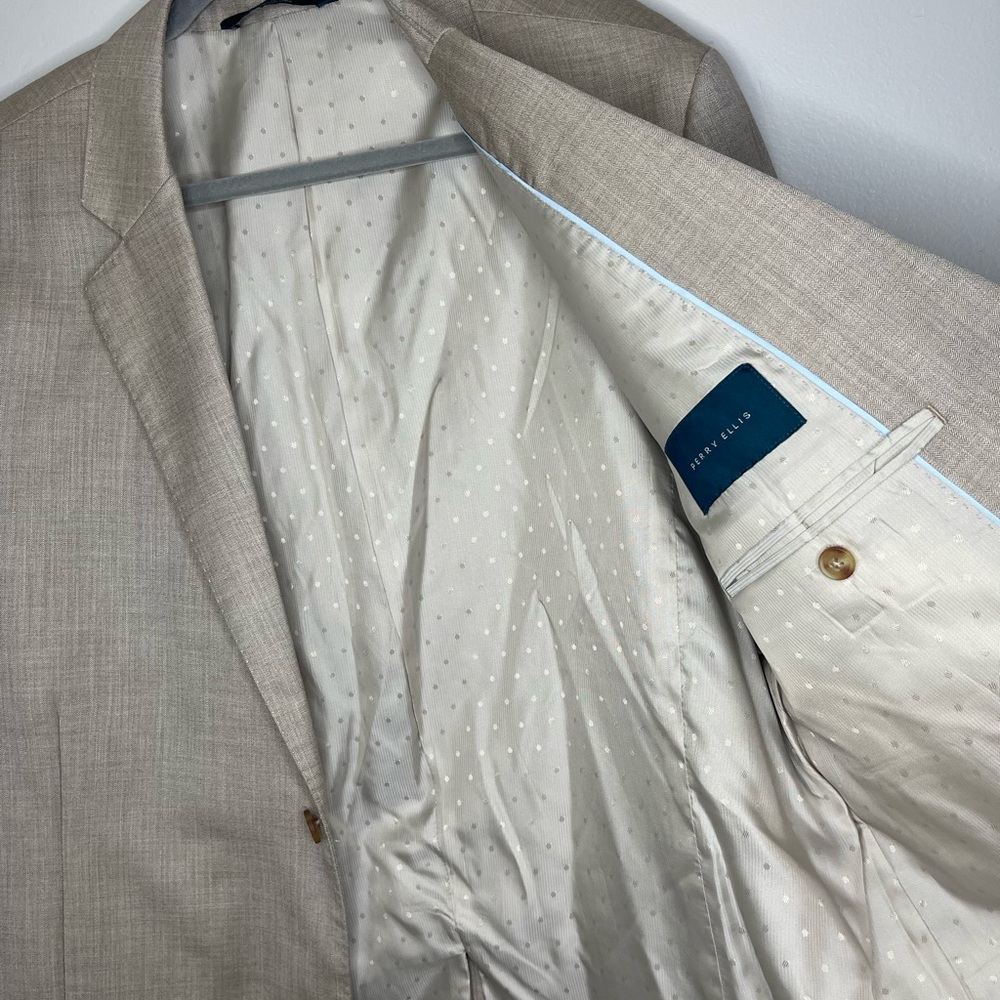 New Perry Ellis Tan Blazer (Men) - Picture 3 of 4